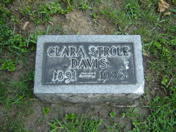 Clara <I>Strole</I> Davis 