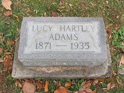 Lucy <I>Hartley</I> Adams 