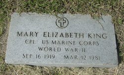 Mary Elizabeth “Betty” <I>Lehman</I> King 