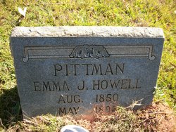 Emma June <I>Howell</I> Pittman 