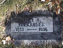 Alice <I>Smith</I> Alexander 