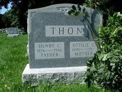 Ottilie Dorothea Catherine <I>Gram</I> Thon 