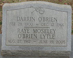 Mary Raye <I>Moseley</I> O'Brien Lytle 