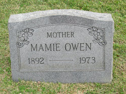 Mamie <I>Zapp</I> Owen 