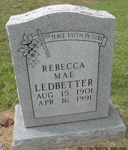 Rebecca Mae <I>Ross</I> Ledbetter 