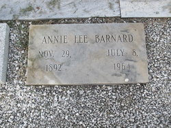Annie Lee <I>Sims</I> Barnard 