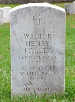 LTC Walter Henry Foultz 