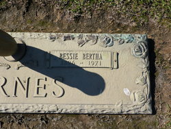 Bessie Bertha Barnes 