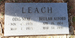 Beulah <I>Alford</I> Leach 