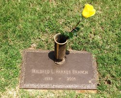 Mildred Lee <I>Parker</I> Branch 