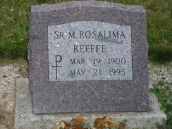 Sr M. Rosalima Keeffe 