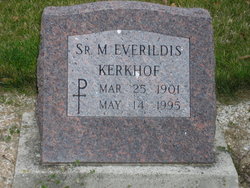 Sr M. Everildis Kerkhof 