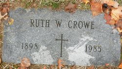 Ruth Washburn <I>Tracy</I> Crowe 