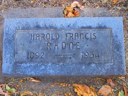 Harold Francis Rhone 