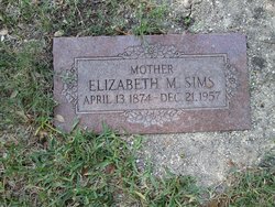 Elizabeth Mae <I>Sumner</I> Sims 