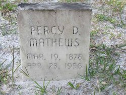Percy D Mathews 