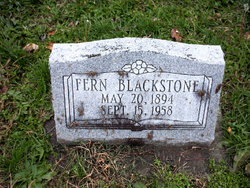 Mable Fern <I>Bryant</I> Blackstone 