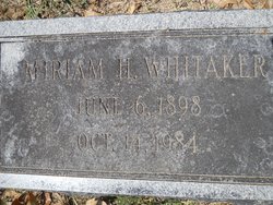 Miriam H Whitaker 