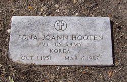 Edna Joann <I>O’Brien</I> Hooten 