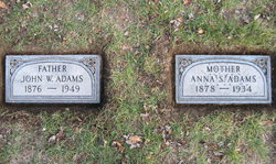 Anna S. <I>Blank</I> Adams 