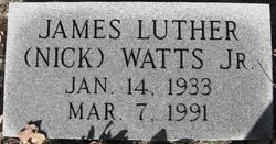 James Luther “Nick” Watts Jr.