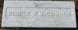 George W McCrimmon 