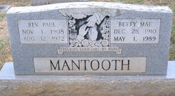 Betty Mae <I>Shaver</I> Mantooth 
