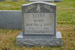 Martha J <I>Grove</I> Yost 