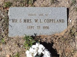 Infant Son Copeland 