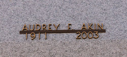 Audrey <I>Brooks</I> Akin 