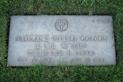 LTC Frederick Barker Gordon 
