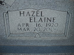 Hazel Elaine <I>McCaleb</I> Graves 