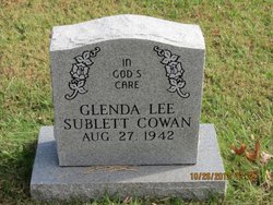 Glenda Clay <I>Lee</I> Cowan 