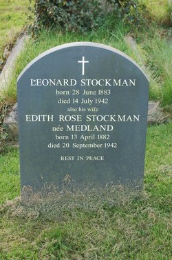 Edith Rose <I>Medland</I> Stockman 