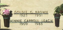 Goldie Cardellie <I>Patterson</I> Brown 