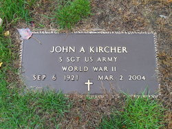 Sgt John A Kircher 