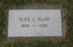 Alice C <I>Kennedy</I> Allan 