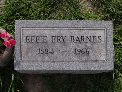 Effie <I>Fry</I> Barnes 