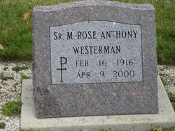 Sr M. Rose Anthony Westerman 