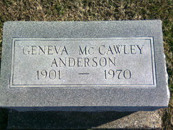 Geneva <I>McCawley</I> Anderson 