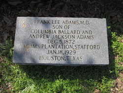 Dr Frank Lee Adams 