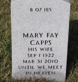Mary Fay <I>Hardy</I> Capps 