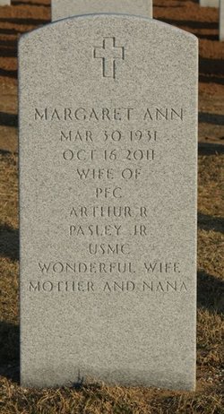 Margaret Ann <I>Turner</I> Pasley 