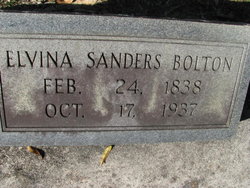 Elvina <I>Sanders</I> Bolton 