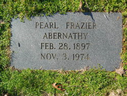 Pearl Annie <I>Frazier</I> Abernathy 