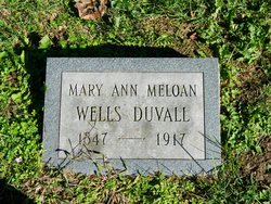 Mary Ann <I>Meloan</I> Duvall 
