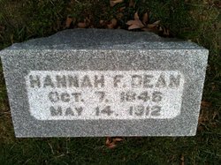 Hannah F <I>Clayton</I> Dean 