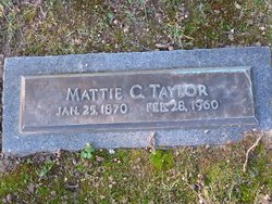 Martha “Mattie” <I>Campbell</I> Taylor 