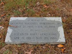 Elizabeth <I>Kopp</I> Armstrong 