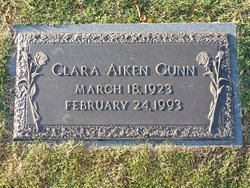 Clara <I>Aiken</I> Gunn 